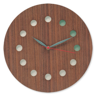 スライドショーcosine(コサイン)掛け時計（ウォルナット材）木製 掛時計 【おしゃれ】 CW-01CW  【旭川家具】の画像を開く

