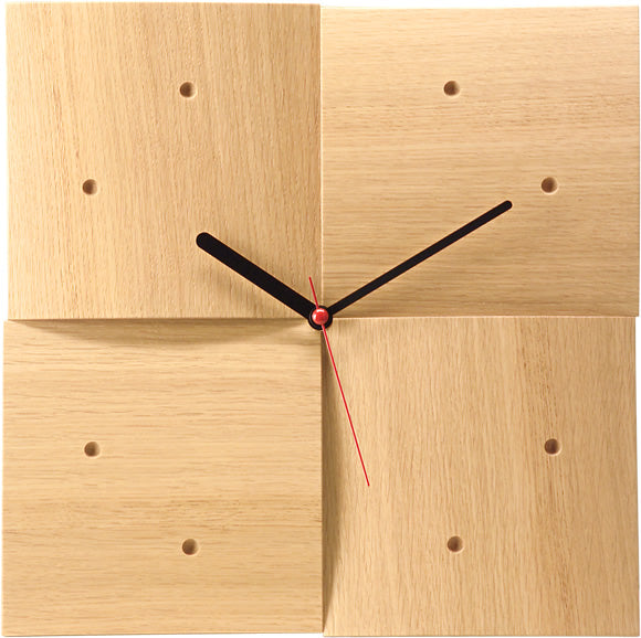 スライドショーcosine(コサイン)掛け時計【Ｒ】(ナラ材） 木製 掛時計 【おしゃれ】 CW-06CNの画像を開く
