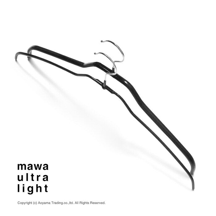MAWAハンガー（マワハンガー）【4120】レディースハンガー ウルトラライト100本セット シルエットライト42FT