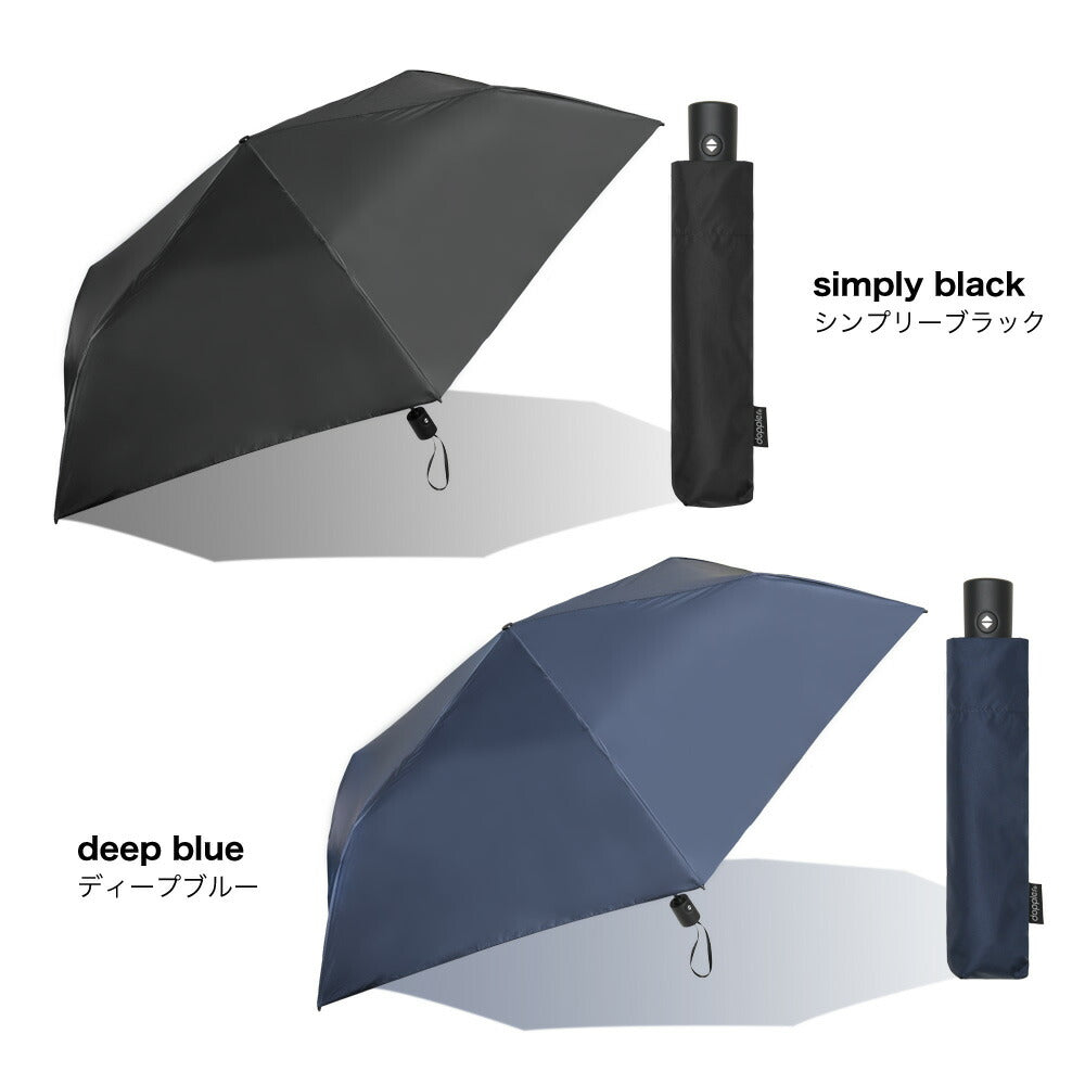 [新品] 2個入 オーストリア ドップラー ワンタッチ開閉　折りたたみ傘 紺 新品] 2個入 オーストリア ドップラー ワンタッチ開閉